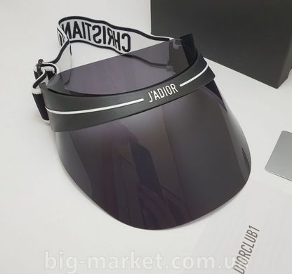Козирок від сонця Dior Club 1 J'adior Visor (чорний) купити, ціна 850 грн, Фото 314