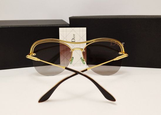 Окуляри Dior SPELTRAL 72 Brown-Gold купити, ціна 2 800 грн, Фото 35