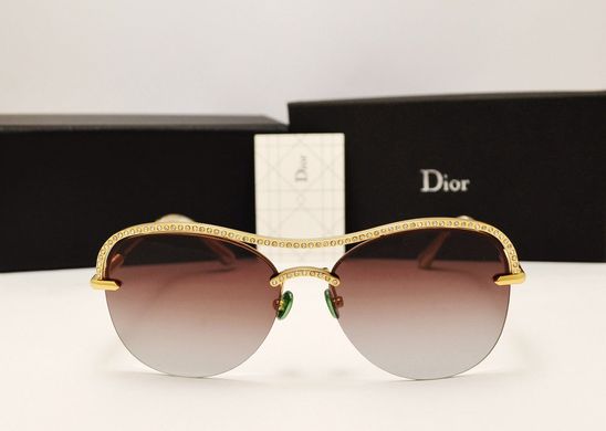 Окуляри Dior SPELTRAL 72 Brown-Gold купити, ціна 2 800 грн, Фото 45