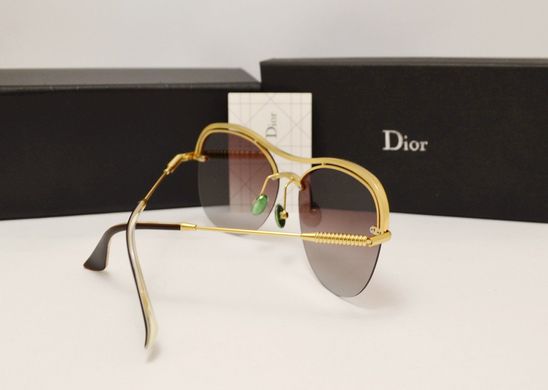 Окуляри Dior SPELTRAL 72 Brown-Gold купити, ціна 2 800 грн, Фото 55