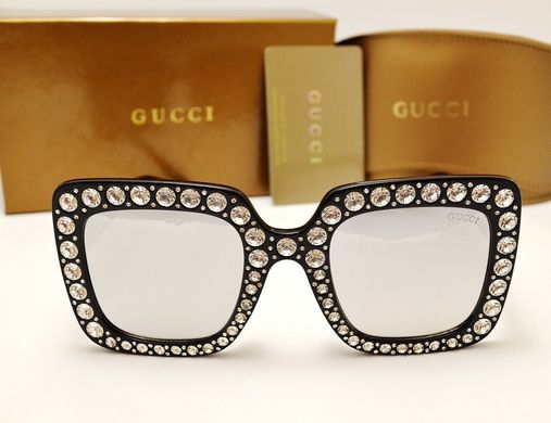 Окуляри Gucci 0148 Black купити, ціна 670 грн, Фото 14