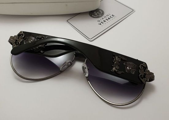 Окуляри Versace 2150 сірі купити, ціна 600 грн, Фото 34