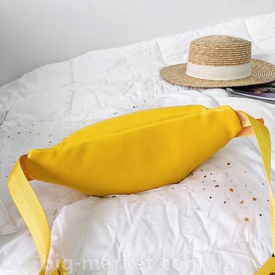 Cумка на пояс желтая бананка (591305360120) купить, цена 326 грн, Фото 318