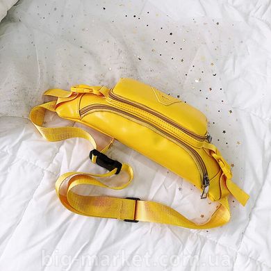Cумка на пояс желтая бананка (591305360120) купить, цена 326 грн, Фото 518