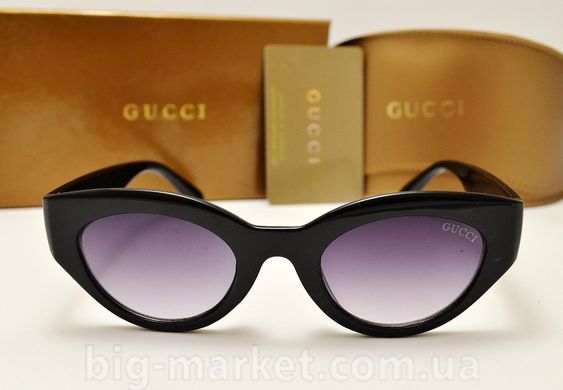 Очки Gucci 17174 Black-green купить, цена 356 грн, Фото 13