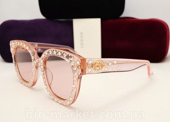 Окуляри Gucci GG 0116 Pink купити, ціна 3 780 грн, Фото 55