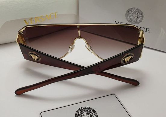 Окуляри Versace 23081 Коричневі купити, ціна 585 грн, Фото 55