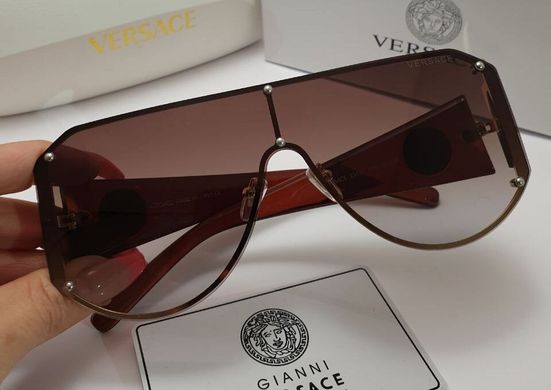Окуляри Versace 23081 Коричневі купити, ціна 585 грн, Фото 45