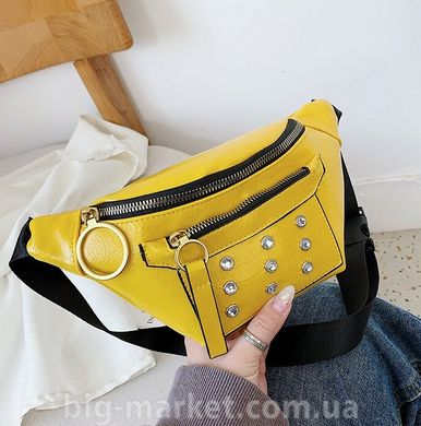 Поясная сумка желтая Diamond (614759377863) купить, цена 258 грн, Фото 618