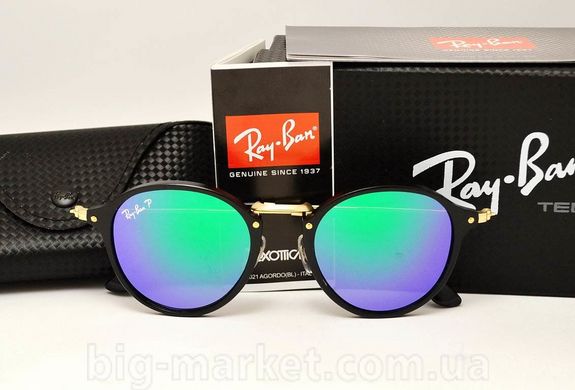 Очки Ray-Ban Round Fleck RB 2448 Green купить, цена 1 188 грн, Фото 26