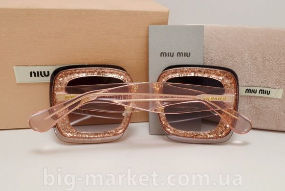 Окуляри Miu Miu Reveal smu 01 R Gray-Pink купити, ціна 2 800 грн, Фото 57