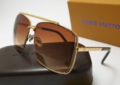 Очки Louis Vuitton 0536 Золотистые купить, цена 395 грн, Фото 17