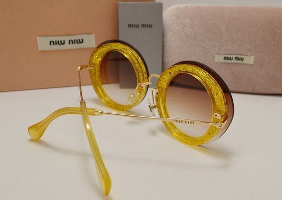 Окуляри Miu Miu SMU 55 R Gold купити, ціна 2 800 грн, Фото 37