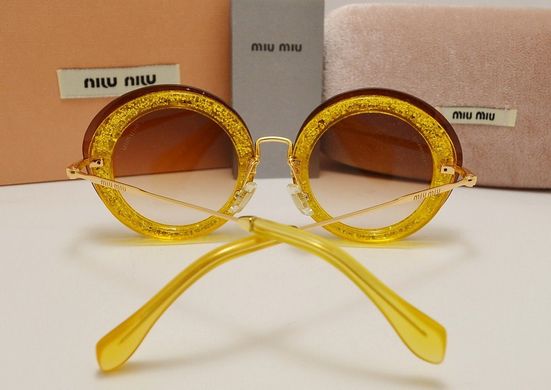 Окуляри Miu Miu SMU 55 R Gold купити, ціна 2 800 грн, Фото 47