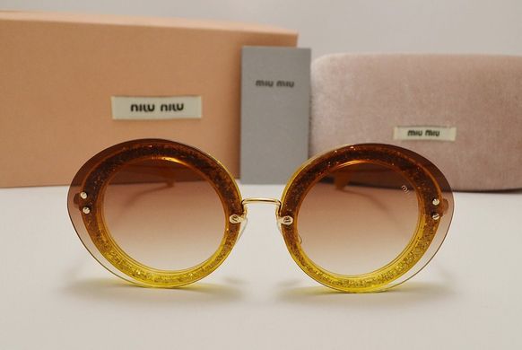 Окуляри Miu Miu SMU 55 R Gold купити, ціна 2 800 грн, Фото 27