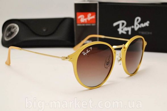 Очки Ray-Ban Round Fleck RB 2448 Gold купить, цена 1 188 грн, Фото 47