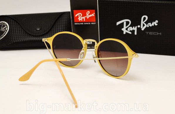 Очки Ray-Ban Round Fleck RB 2448 Gold купить, цена 1 188 грн, Фото 37