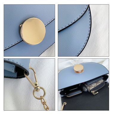 Сумка через плече і на пояс блакитна Elegance (614253201440) купити, ціна 340 грн, Фото 815