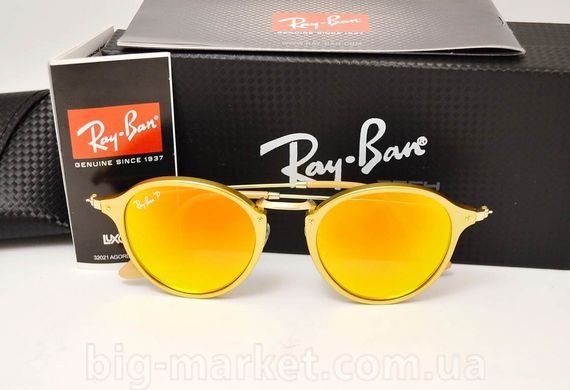 Очки Ray-Ban Round Fleck RB 2448 Red купить, цена 1 188 грн, Фото 57