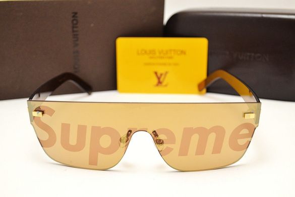 Очки Louis Vuitton Supreme Gold купить, цена 2 280 грн, Фото 25
