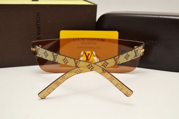 Окуляри Louis Vuitton Supreme Gold купити, ціна 2 280 грн, Фото 45