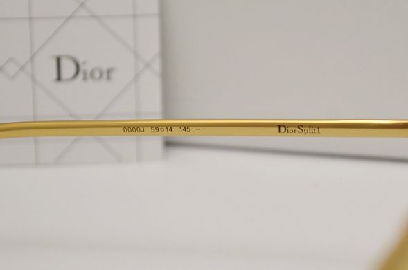 Окуляри Dior Split Gold купити, ціна 2 800 грн, Фото 710