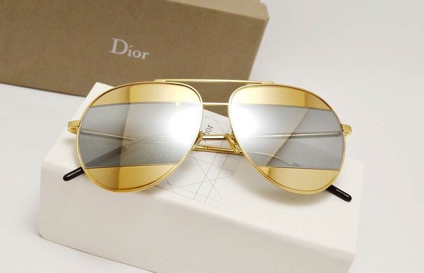 Окуляри Dior Split Gold купити, ціна 2 800 грн, Фото 1010