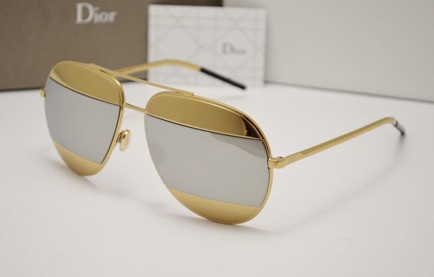 Окуляри Dior Split Gold купити, ціна 2 800 грн, Фото 210