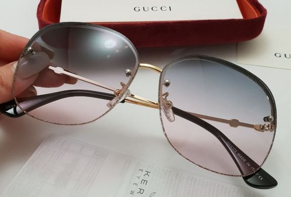 Окуляри Gucci 0362 Gray Blue Pink купити, ціна 600 грн, Фото 15