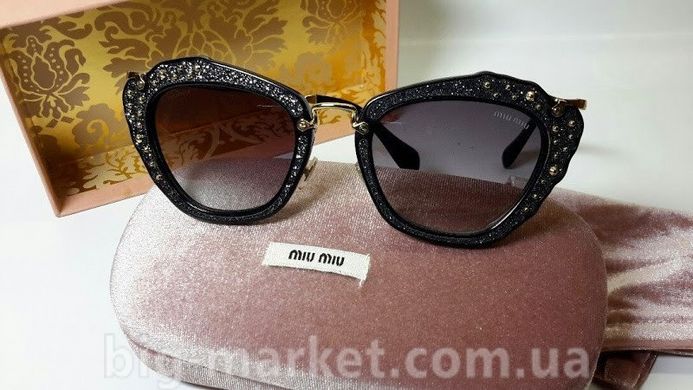 Очки Miu Miu Smu 04 QS Black купить, цена 1 693 грн, Фото 14