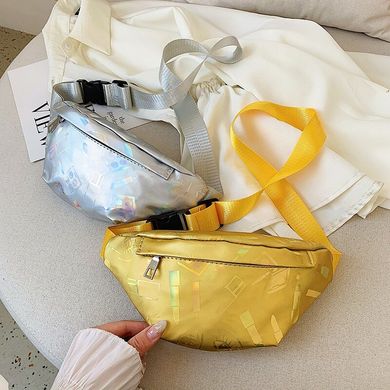 Поясна сумка жовта shine (615269612589) купити, ціна 198 грн, Фото 46