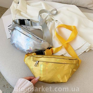 Поясна сумка жовта shine (615269612589) купити, ціна 198 грн, Фото 46