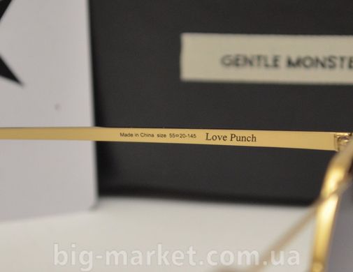 Окуляри Gentle Monster Love Punch 02 Lux Gold-black купити, ціна 2 800 грн, Фото 56