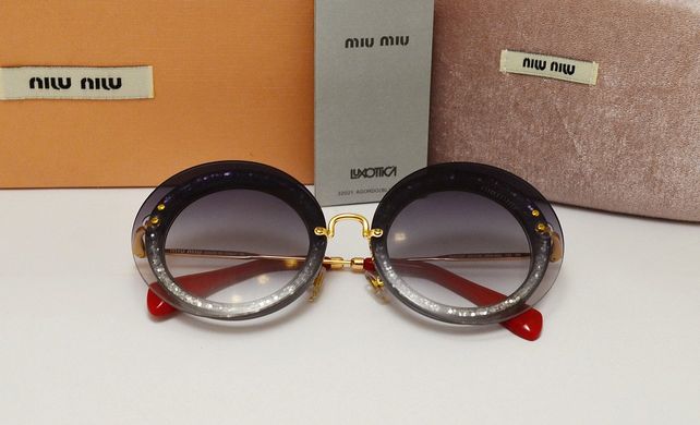Очки Miu Miu SMU 55 R 10 R UES-4R2 Red купить, цена 2 292 грн, Фото 37