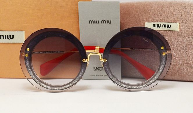 Очки Miu Miu SMU 55 R 10 R UES-4R2 Red купить, цена 2 292 грн, Фото 27