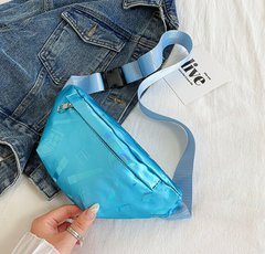Поясна сумка блакитна shine (615269612589) купити, ціна 157 грн, Фото 16