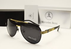 Окуляри Mercedes Benz MBZ 750 black-gold купити, ціна 900 грн, Фото 15