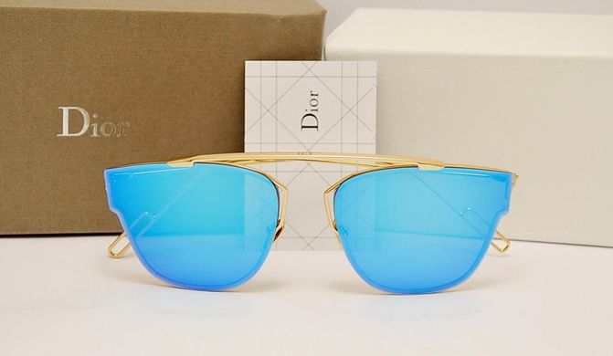 Окуляри Dior 0204 s Light-Blue-Gold купити, ціна 1 100 грн, Фото 25