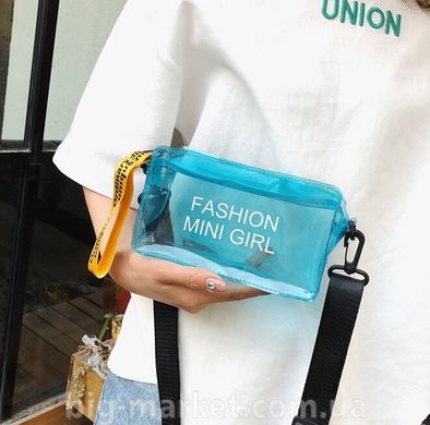 Cумочка через плече Fashion Mini Girl блакитна (601190119661) купити, ціна 87 грн, Фото 25