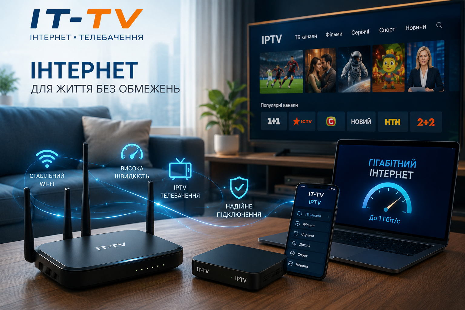 IT-TV: сучасний домашній інтернет і телебачення