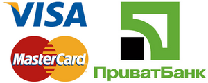 Visa, MasterCard - Предоплата на карту «ПриватБанка»